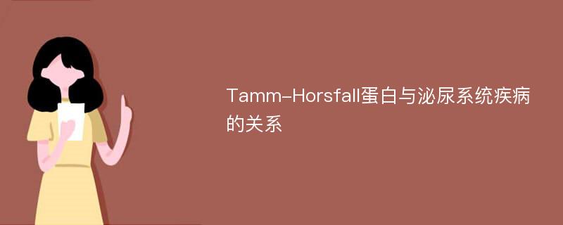 Tamm-Horsfall蛋白与泌尿系统疾病的关系