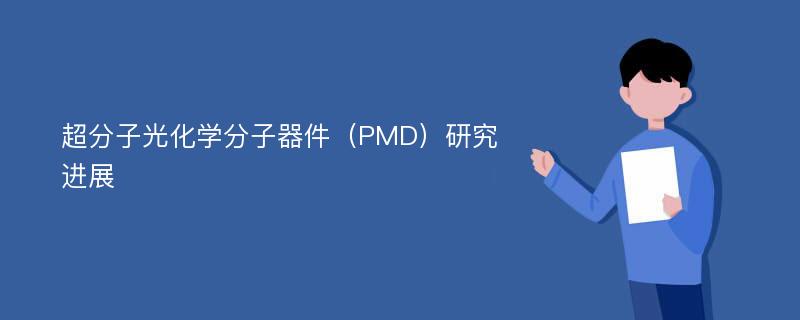 超分子光化学分子器件（PMD）研究进展